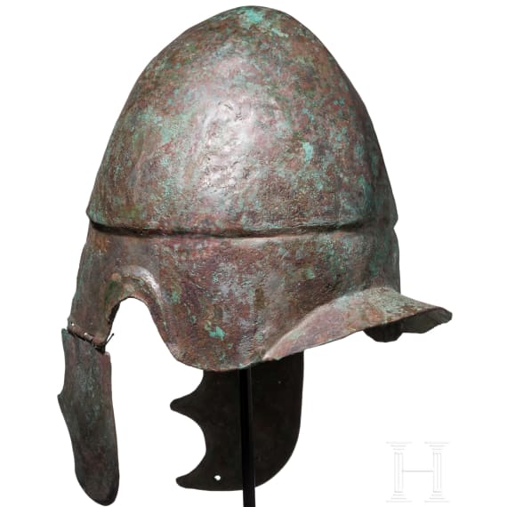 A Chalcidian helmet, variant of type V, northern Black Sea area, 4th century B.C.