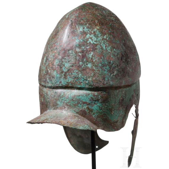 A Chalcidian helmet, variant of type V, northern Black Sea area, 4th century B.C.