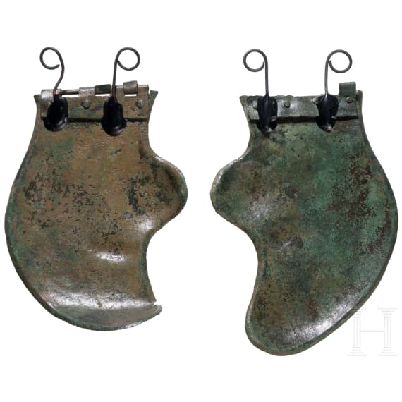 Chalkidischer Helm mit Wangenklappen, s&uuml;ditalisch, 4. Jhdt. v. Chr.