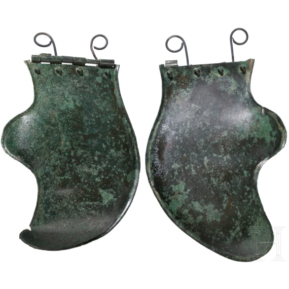 Chalkidischer Helm mit Wangenklappen, s&uuml;ditalisch, 4. Jhdt. v. Chr.