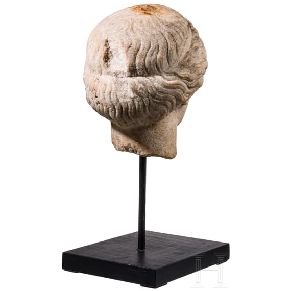 Roman copy of a female head from the late Greek classical period (4th century BC) dating from the 1st&ndash;2nd century A.D.