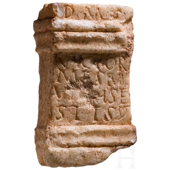 A Roman funerary altar for Victor, 2nd century AD