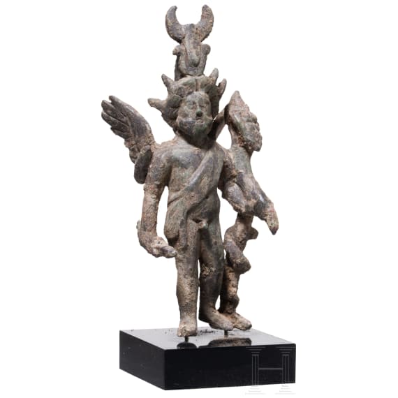 A Syncretistic bronze figure of a deity, Roman, 1st century A.D.