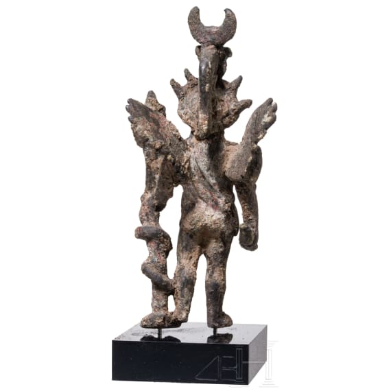 A Syncretistic bronze figure of a deity, Roman, 1st century A.D.
