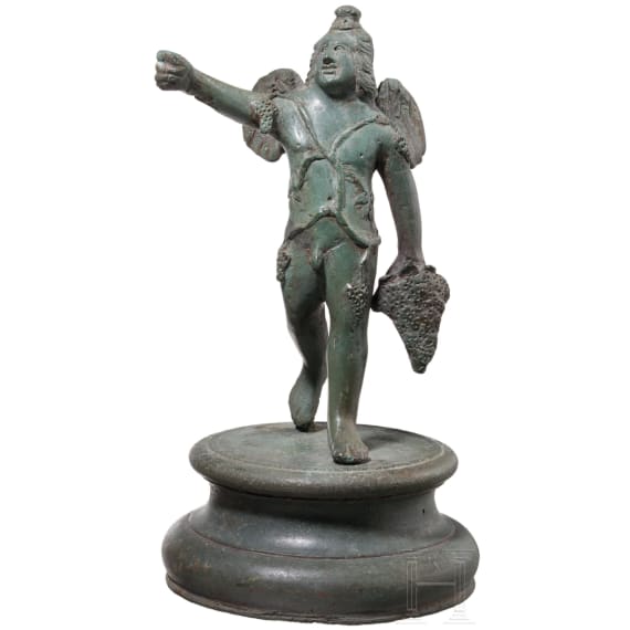 Eros as Bacchant, Roman Bronze Statuette, 1st &ndash; 3rd Century A.D.