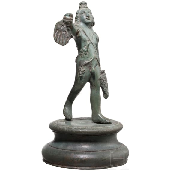 Eros as Bacchant, Roman Bronze Statuette, 1st &ndash; 3rd Century A.D.