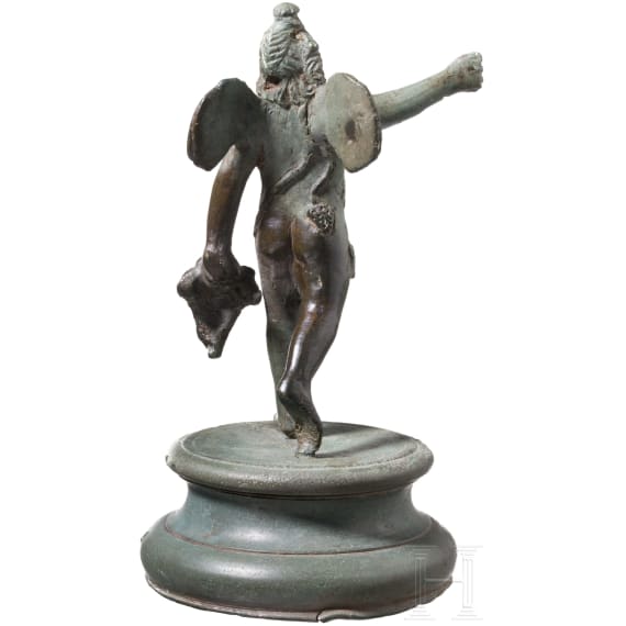Eros as Bacchant, Roman Bronze Statuette, 1st &ndash; 3rd Century A.D.