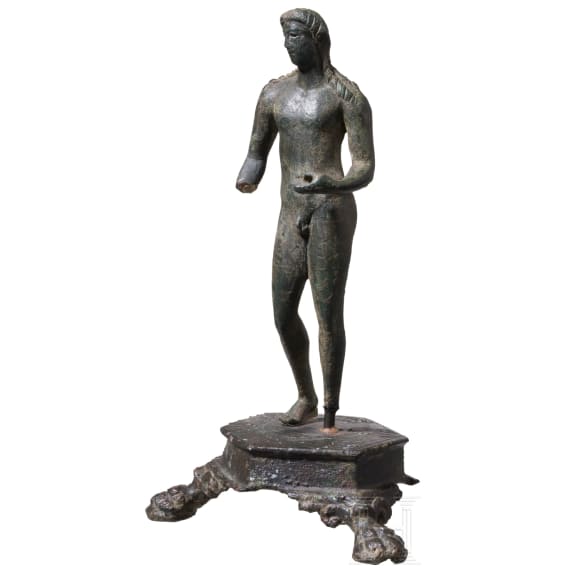 Bronze Statuette of Apollo, Provincial Roman, 2nd &ndash; 3rd Century A.D.