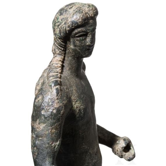 Bronze Statuette of Apollo, Provincial Roman, 2nd &ndash; 3rd Century A.D.