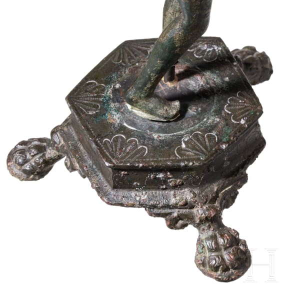 Bronze Statuette of Apollo, Provincial Roman, 2nd &ndash; 3rd Century A.D.