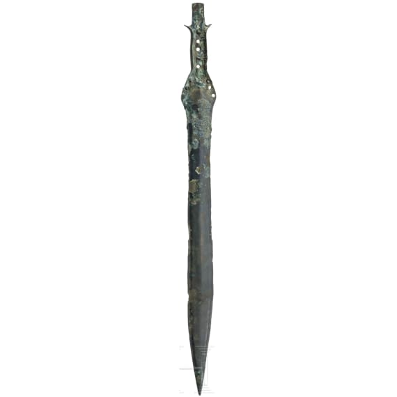 Hilt sword from the St&auml;tzling group, late Bronze Age (period D) to early Urnfield culture (period A), 13th century &ndash; 12th century B.C.