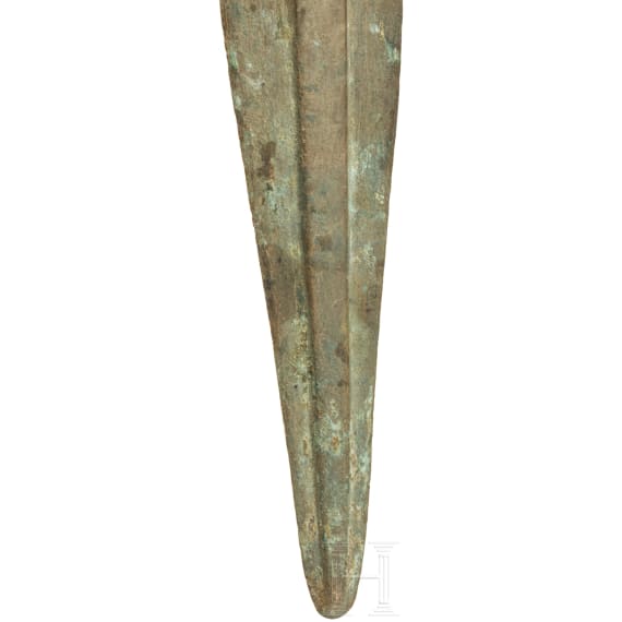 A short hilt tongue sword, late Bronze Age of Southeast Europe, 13th century B.C.