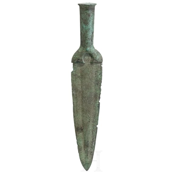 A Bronze Age full-hilt dagger, 18th century BC.