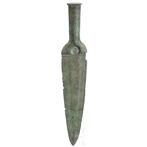 A Bronze Age full-hilt dagger, 18th century BC.