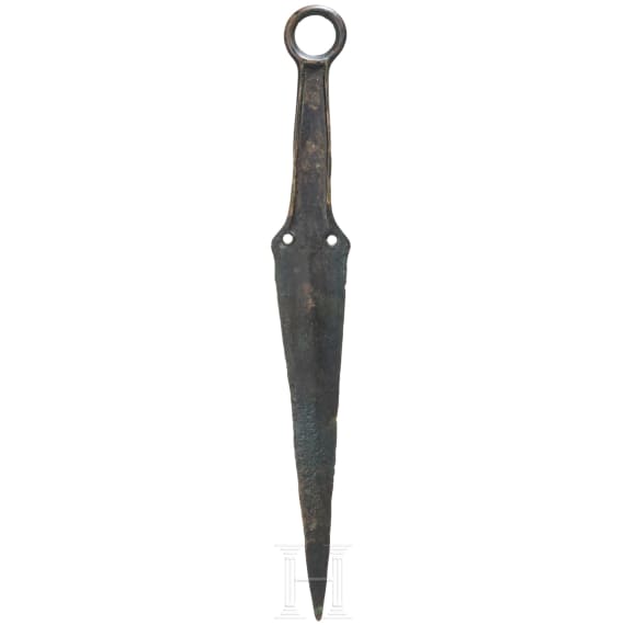 A Urnfield period ring-pommel dagger, 12th to 11th century B.C.