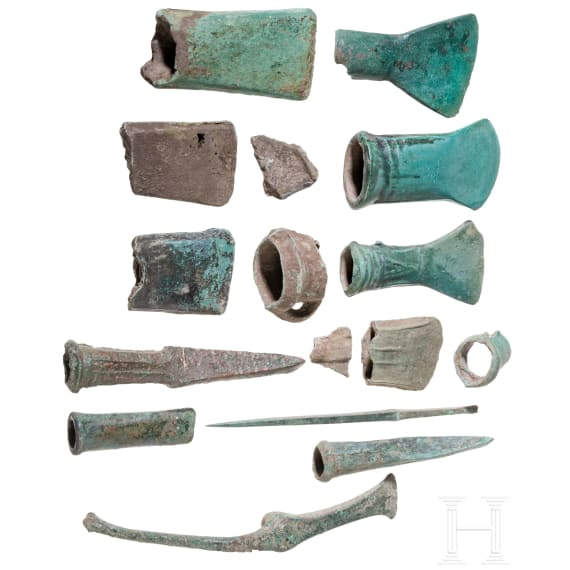 15 Late Bronze Age tools, 13th&ndash;10th century BC