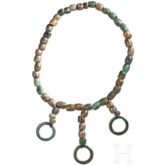 Fr&uuml;hlat&egrave;nezeitliches Schmuckensemble aus Bronze, 5. Jhdt. v. Chr.