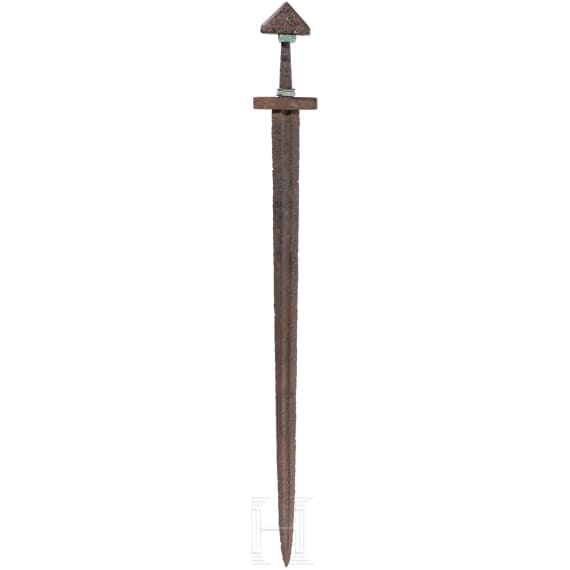 Wikinger-Schwert mit Swastika-Motiven, Skandinavien, um 1000 n. Chr.