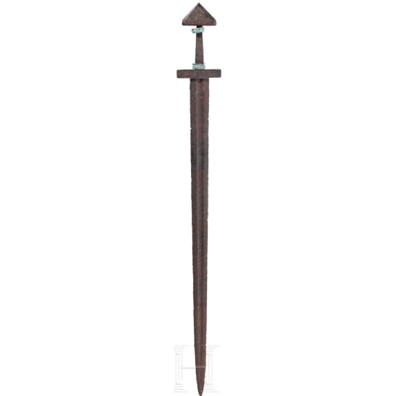 Wikinger-Schwert mit Swastika-Motiven, Skandinavien, um 1000 n. Chr.