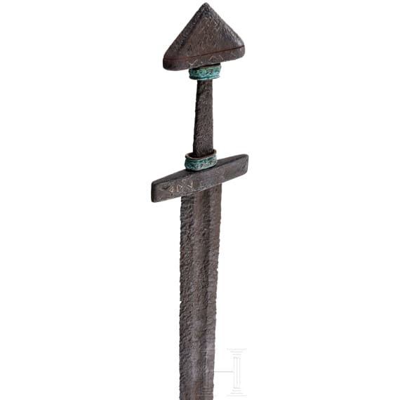 Wikinger-Schwert mit Swastika-Motiven, Skandinavien, um 1000 n. Chr.