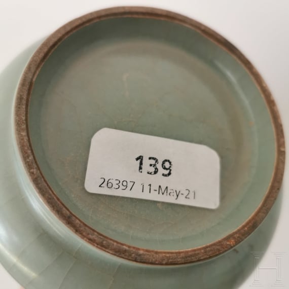 Lonquan-Seladon-Vase, China, wohl Ming-Dynastie