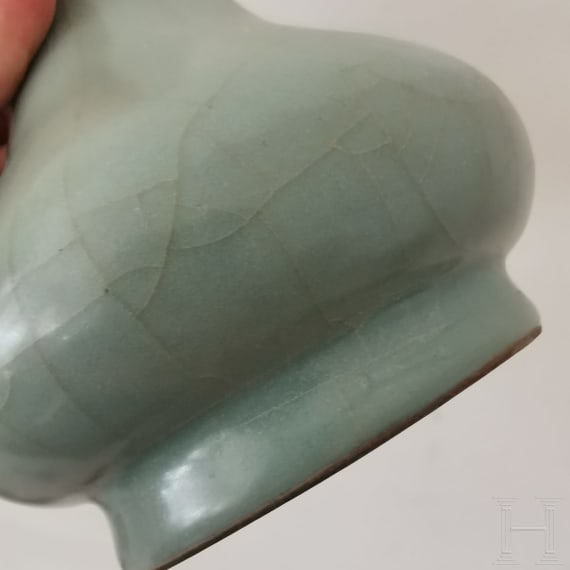Lonquan-Seladon-Vase, China, wohl Ming-Dynastie