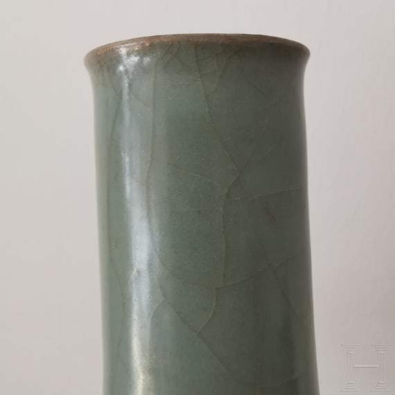 Lonquan-Seladon-Vase, China, wohl Ming-Dynastie
