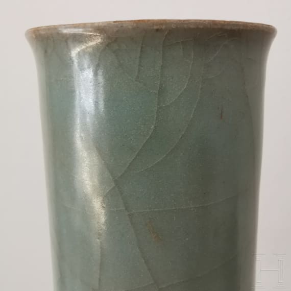 Lonquan-Seladon-Vase, China, wohl Ming-Dynastie