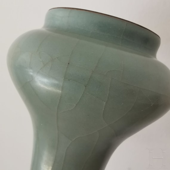 Lonquan-Seladon-Vase, China, wohl Ming-Dynastie