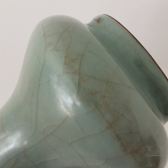 Lonquan-Seladon-Vase, China, wohl Ming-Dynastie