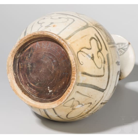 Vase, Schale und kleiner Teller, China, wohl Ming-Dynastie