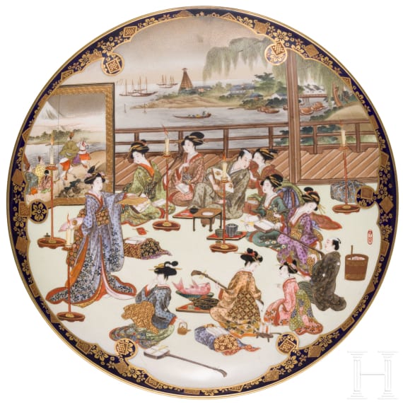 Satsuma-Teller, Japan, Anfang des 20. Jhdts.