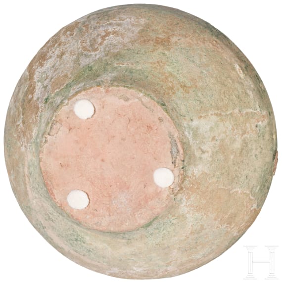 Vase mit Reliefdekor, wohl Vorderasien, islamisch, 12. /13. Jhdt.