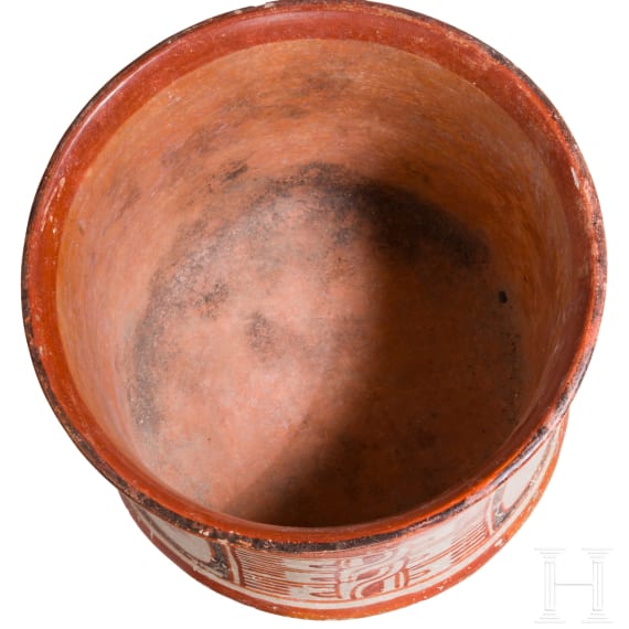 Pr&auml;kolumisches Gef&auml;&szlig; (Blutopfergef&auml;&szlig;), Guatemala, Tikal, Maya-Kultur, Klassische Periode, ca. 600 - 900 n. Chr.