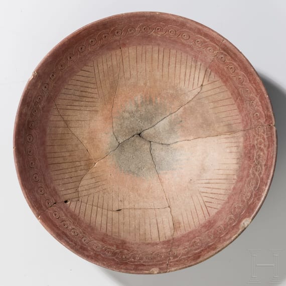 F&uuml;nf pr&auml;kolumbische Schalen, Ekuador, Carchi u.a., 500 - 1200 n. Chr.