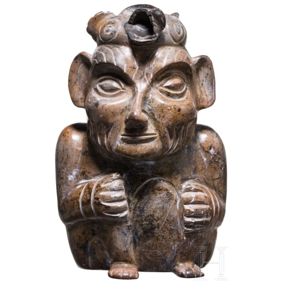 Pr&auml;kolumbisches Figurengef&auml;&szlig;, peruanische Nordk&uuml;ste, wohl Moche-Kultur, 4. - 8. Jhdt.