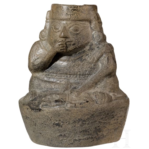 Pr&auml;kolumbisches, fig&uuml;rliches Gef&auml;&szlig;, peruanische Nordk&uuml;ste, wohl Moche-Kultur, 4. - 8. Jhdt.
