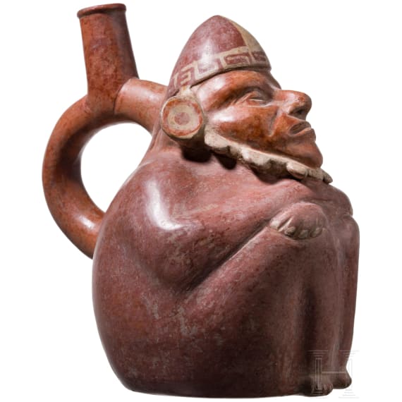 Figurengef&auml;&szlig;, peruanische Nordk&uuml;ste, wohl Moche-Kultur, 4. - 8. Jhdt.