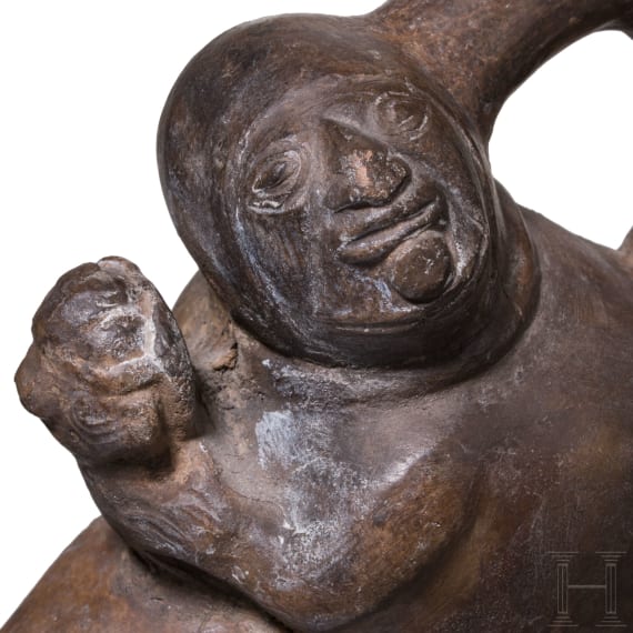 Figurengef&auml;&szlig;, Peru, wohl Chimu-Kultur, 11. - 15. Jhdt.