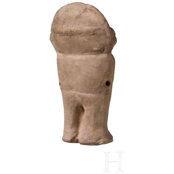 Pr&auml;kolumbische Tonfigur &bdquo;Cuchimilco", Peru, Chancay-Kultur, 13. - 15. Jhdt.