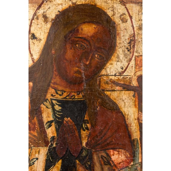 Ikone Gottesmutter &bdquo;Achtyrskaya", Russland, um 1800