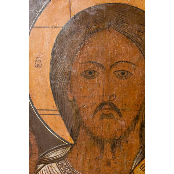 Ikone mit dem Christus Pantokrator, Russland, um 1800