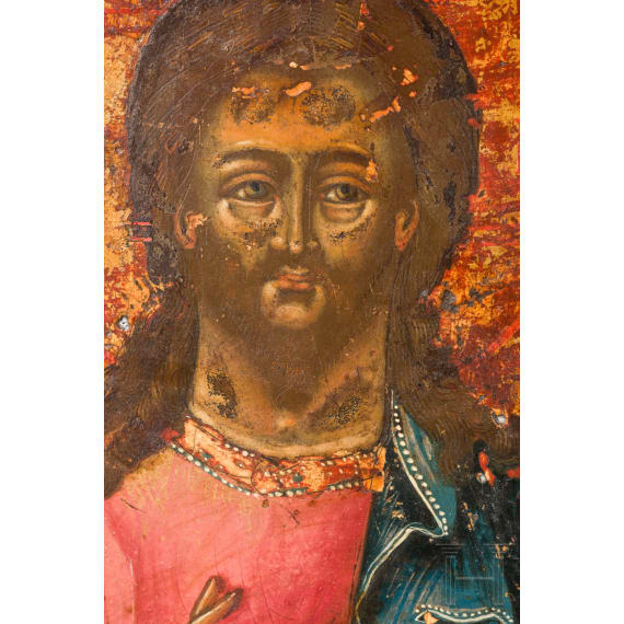 An icon showing Christ Pantokrator, Russia, late 19th century