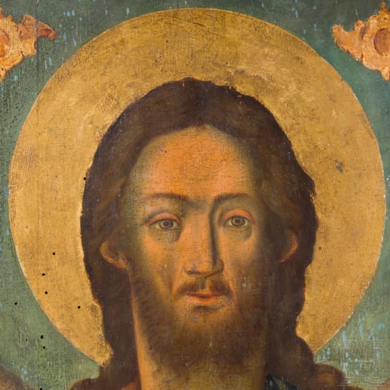 A large icon showing Saint John the forerunner, Greece, 19th century