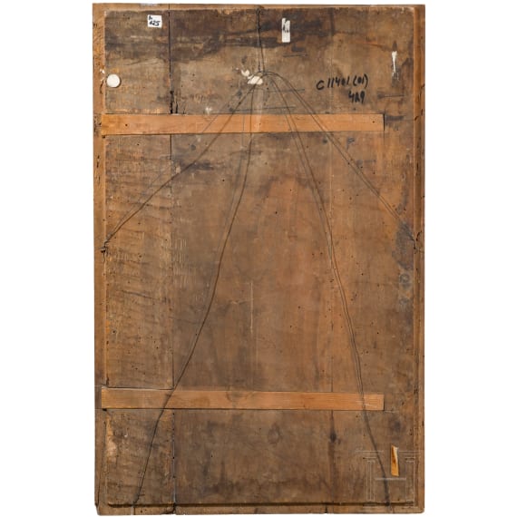 A large icon showing Saint John the forerunner, Greece, 19th century