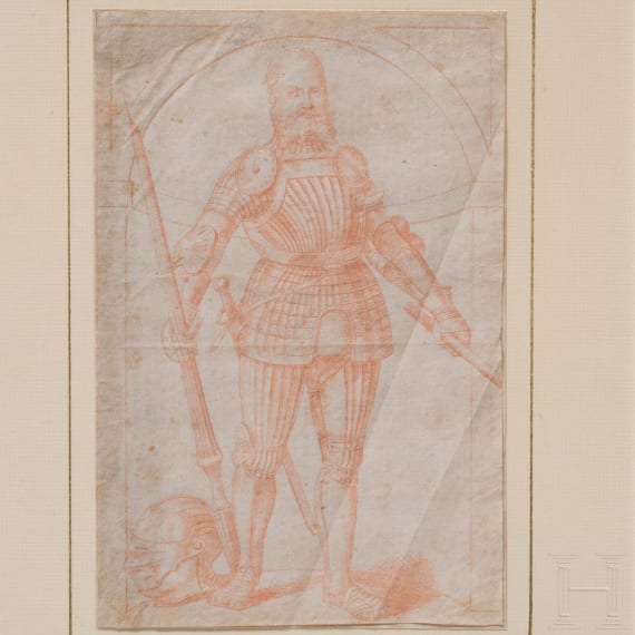 Six red chalk drawings after Giovanni Battista Fontana, circa 1735