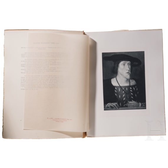 Exhibition catalog "LES CHEFS-D&acute;OEVRE D&acute;ART ANCIEN A L&acute;EXPOSITION DE LA TOISON D&acute;OR A BRUGES EN 1907"