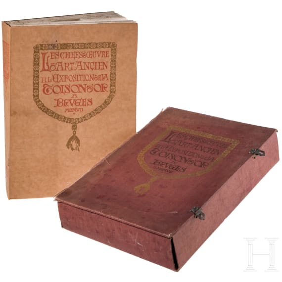 Exhibition catalog "LES CHEFS-D&acute;OEVRE D&acute;ART ANCIEN A L&acute;EXPOSITION DE LA TOISON D&acute;OR A BRUGES EN 1907"