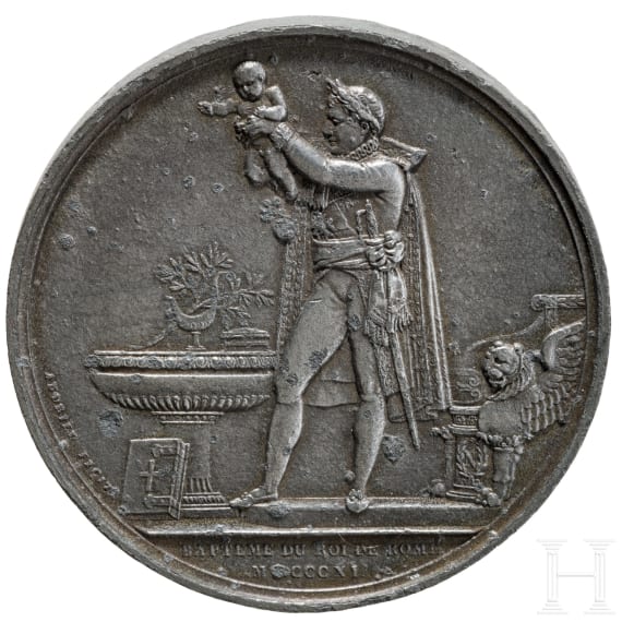 Medaille "BAPT&Ecirc;ME DU ROI DE ROME", dated 1811