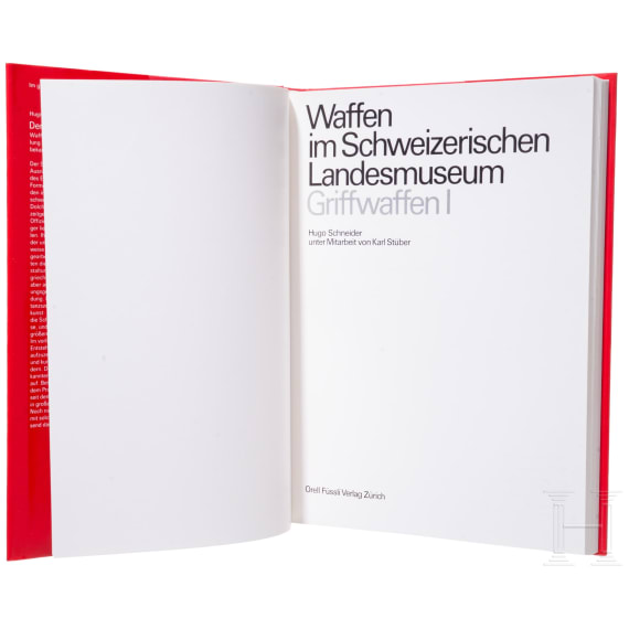 Hugo Schneider: Waffen im Schweizerischen Landesmuseum. Griffwaffen I, Z&uuml;rich 1980.